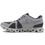 ON Womens Cloud 5 Combo Textile Synthetic Lavender Ink Trainers 8 US - backpacks4less.com