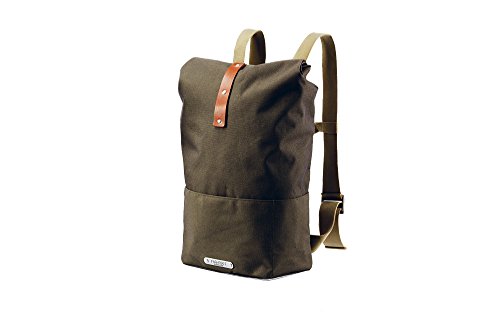 Brooks England Hackney Backpack, Green/Honey– backpacks4less.com