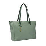 Fossil Women's Rachel Eco-Leather Tote Bag Purse Handbag, Sage (Model: ZB7507343) - backpacks4less.com