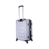 Mia Toro Italy Accadia Hardside Spinner Luggage 3 Piece Set, Titanium, One Size