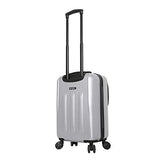 Mia Toro Italy Reggia Hard Side Spinner Luggage 3 Piece Set, Burgundy, One Size