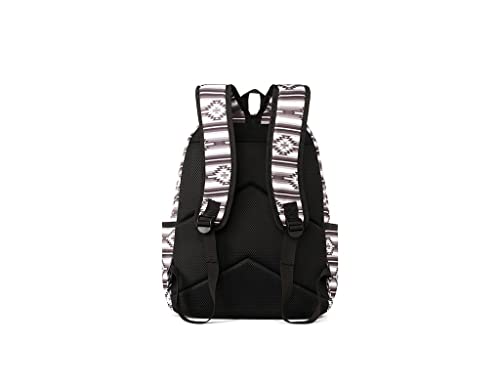 ARIAT Western Backpack Aztec Zipper Adjustable Gray White A460002297 - backpacks4less.com