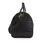 BEBE Women's Whitney Duffel Bag, Black Gold