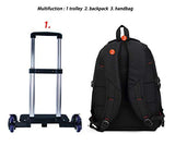 Meetbelify Boys Rolling Backpack Big Kids Backpacks with Wheels for Boys for School Roller Backpack on Wheels Trolley Luggage - backpacks4less.com