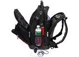 SwissGear® Maxxum Double Zipper Backpack With 16" Laptop Pocket, Black/Red - backpacks4less.com