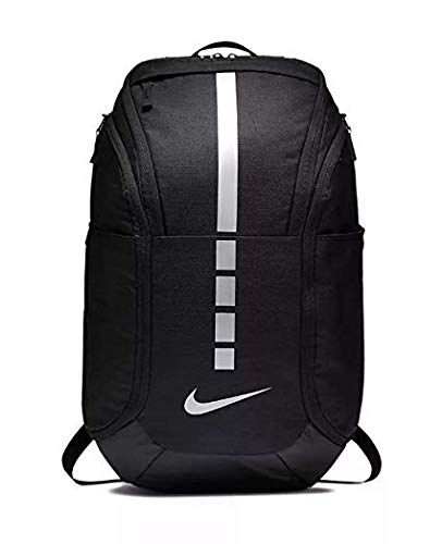 Nike Hoops Elite Pro Backpack BLACK/BLACK/MTLC COOL GREY - backpacks4less.com