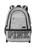 Victoria's Secret Pink Collegiate Backpack Color Marl Gray New - backpacks4less.com