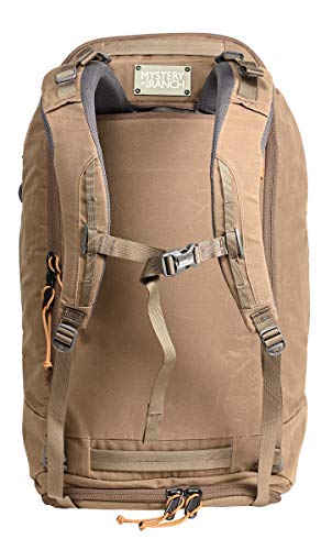 MYSTERY RANCH Mission Duffle Bag - Waterproof Luggage for Travel 55L Bag, Waxed Wood - backpacks4less.com