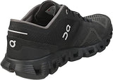 ON Men's Cloud X Sneakers, Black/Asphalt, 12.5 Medium US - backpacks4less.com