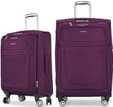 Ricardo Hermosa Softside 2-Piece Set (21" and 26") with FREE Travel Kit (Royal Purple)