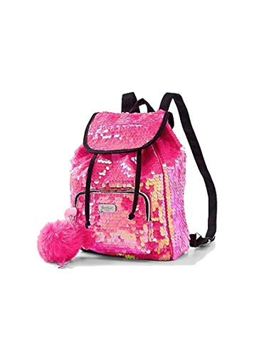 Justice Pink Flamingo Flip Sequin Mini Rucksack - backpacks4less.com