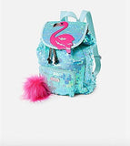 Justice Flamingo Flip Sequin Mini Rucksack - backpacks4less.com