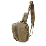 5.11 Rush Moab 6 Tactical Sling Pack Military Molle Backpack Bag, Style 56963, Brown - backpacks4less.com