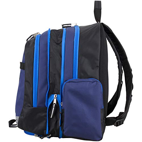 Eastsport Oversized Expandable Backpack with Removable EasyWash Bag, Deep Cobalt Blue - backpacks4less.com