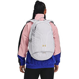 Under Armour Hustle 5.0 Team Backpack, (100) White / / Metallic Gold, One Size Fits All