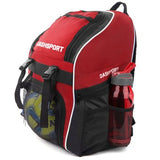 Soccer Backpack - Basketball Backpack - Youth Kids Ages 6 and Up - with Ball Compartment - All Sports Bag Gym Tote Soccer Futbol Basketball Football Volleyball - backpacks4less.com