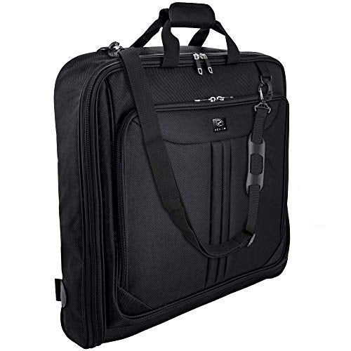 ZEGUR Suit Carry On Garment Bag for Travel & Business Trips With