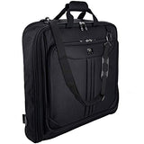 ZEGUR Suit Carry On Garment Bag for Travel & Business Trips With Shoulder Strap and Rolling Luggage Attachment Point - Black - backpacks4less.com