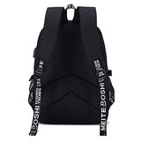 Aleven Stranger Things Backpack, Laptop Headphone Power Bank Backpack With USB Charging Porttravel Sport For Adult Men Women Boy Girl Black ... - backpacks4less.com