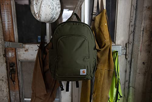 25l classic laptop backpack Carhartt 25L Classic Backpack, Durable Water-Resistant Pack with Laptop Sleeve, Brown, One Size