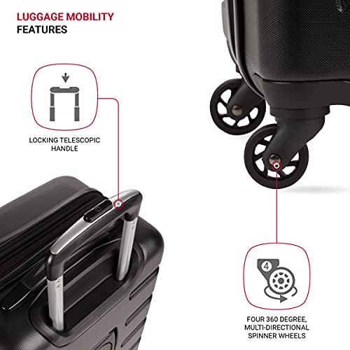 SwissGear 7366 Hardside Expandable Luggage with Spinner Wheels