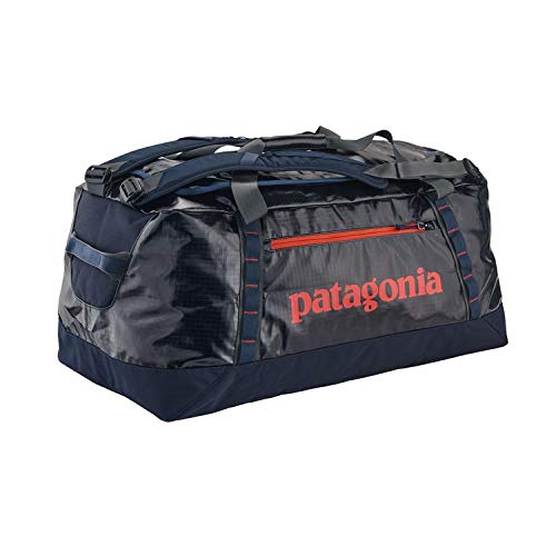 Patagonia Black Hole Duffel Travel Duffle, 45 cm, 90 liters, Blue (Navy W/Paintbrush Red) - backpacks4less.com