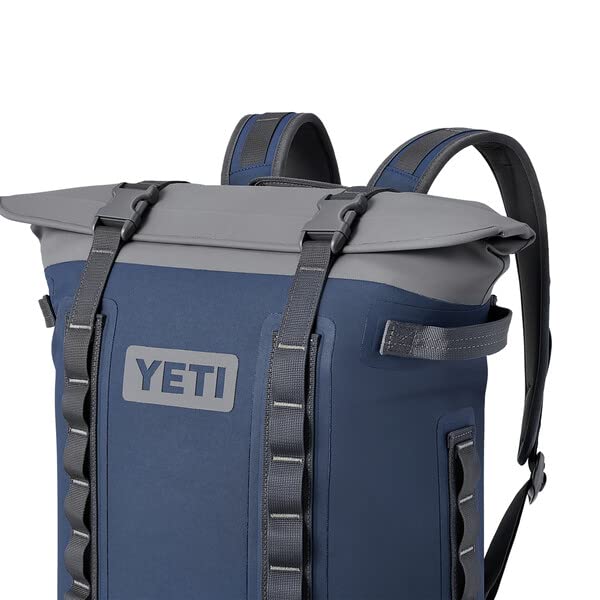 YETI Hopper M20 Backpack Soft Sided Cooler, Navy - backpacks4less.com