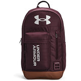 Under Armour Adult Halftime Backpack , Dark Maroon (600)/Metallic Silver , One Size Fits All