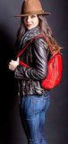 Le Donne U Zip Mid Size Woman's Backpack, Black - backpacks4less.com