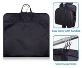 KIMBORA 43" Suit Bags for Closet Storage and Travel, Gusseted Hanging Garment Bags for Men Suit Cover With Handles for Clothes, Coats, Jackets, Shirts（3 Packs） - backpacks4less.com