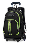 Meetbelify Boys Rolling Backpack Big Kids Backpacks with Wheels for Boys for School Roller Backpack on Wheels Trolley Luggage - backpacks4less.com