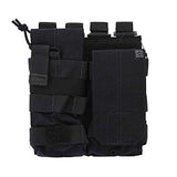 5.11 Tactical AR Double Bungee Mag Pouch, for Two 5.56 Magazines, Non-Slip Pull Tab, Dark Navy, 1 SZ, Style 56157 - backpacks4less.com