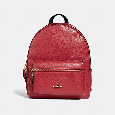 COACH MEDIUM CHARLIE BACKPACK,F30550, TRUE RED/LIGHT GOLD - backpacks4less.com