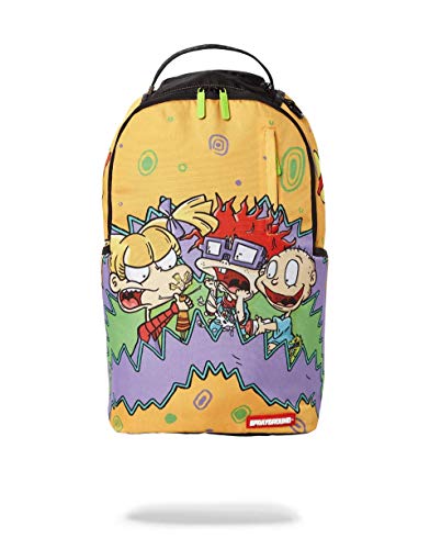 100% authentic,Sprayground LV design limited edition leather backpack