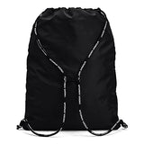 Under Armour Adult Undeniable Sackpack , Black/Black/Metallic Silver