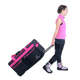 Backstage Dance Travel Bag with Garment Rack - Black / Purple - backpacks4less.com