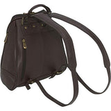 Le Donne U Zip Mid Size Woman's Backpack, Black - backpacks4less.com