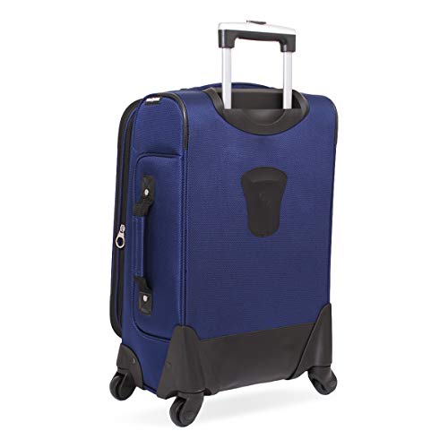 rolling luggage bag blue