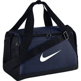 Nike Brasilia (Extra-Small) Duffel Bag NKBA5432 (Midnight Navy/Black/White) - backpacks4less.com