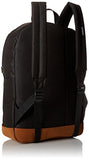 Steve Madden Men's Solid Nylon Classic Backpack, Deep Black, One Size - backpacks4less.com