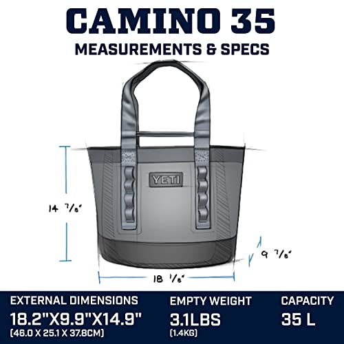  YETI Camino 35 Carryall with Internal Dividers, All-Purpose  Utility Bag, High Desert Clay : Sports & Outdoors