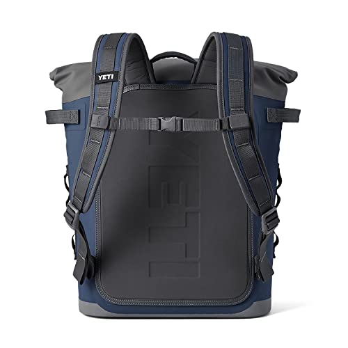 YETI Hopper M20 Backpack Soft Sided Cooler, Navy–