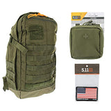 5.11 Rapid Origin Tactical Backpack Med First Aid Patriot Bundle - TAC OD