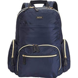 Kenneth Cole Reaction Women's Sophie Silky Nylon 15.0" Laptop & Tablet Anti-Theft RFID Backpack Laptop, Navy, One Size - backpacks4less.com