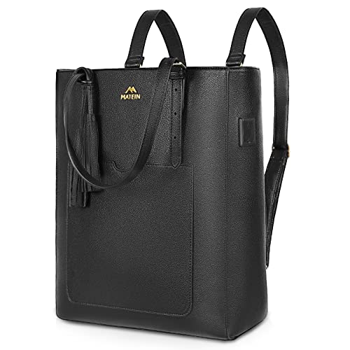  Laptop Bag for Women 15.6 Inch Leather Tote Bag