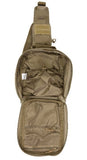 5.11 Rush Moab 6 Tactical Sling Pack Military Molle Backpack Bag, Style 56963, Brown - backpacks4less.com