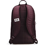 Under Armour Adult Halftime Backpack , Dark Maroon (600)/Metallic Silver , One Size Fits All