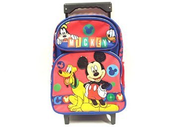 Disney New Mickey Mouse Small Toddler Rolling Backpack(2281) - backpacks4less.com