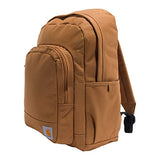 Carhartt 25L Classic Backpack, Durable Water-Resistant Pack with Laptop Sleeve, Brown, One Size - backpacks4less.com