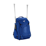 EASTON WALK-OFF IV Bat & Equipment Backpack Bag | Baseball Softball | 2020 | Royal | 2 Bat Sleeves | Vented Shoe Pocket | External Helmet Holder | 2 Side Pockets | Valuables Pocket | Fence Hook - backpacks4less.com